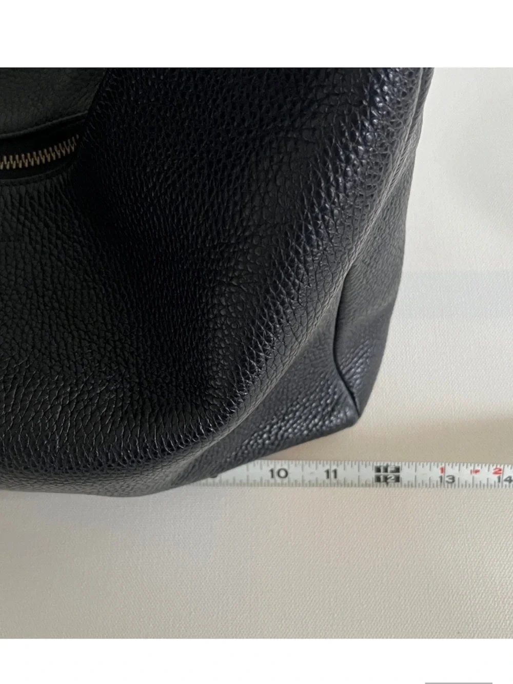 Black Pebbled Hobo Bag